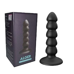 Plug Anal de Silicone com Ventosa - ALGER - S-Hande - 7380