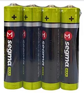 Pilhas AAA Power UP 4un Segma - SEG02