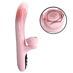 Vibrador de Ponto G e Clitóris com Aquecimento - 8772