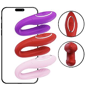 Vibrador de Casal à Longa Distância Controle via App - 8344