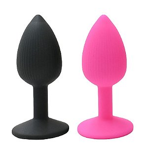 Plug Anal em Silicone Tamanho P - 7,2 x 2,8 cm - 8934