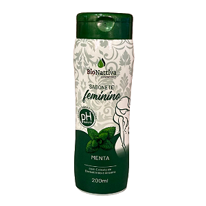 Sabonete Feminino menta 200ml Bio Nattiva - 9810