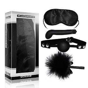 Kit Bondage Luxo 4 - 4 Peças - Lovetoy- 5688