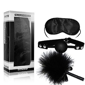 Kit Bondage Luxo 2 - 3 Peças - Lovetoy - 5686