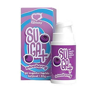 Gel Sugador Beijável Blueberry Suga+ 20g Sexy Fantasy - 4700