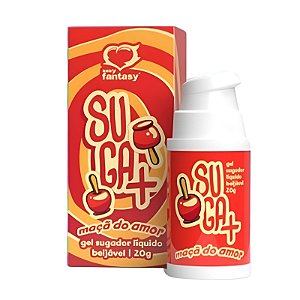 Gel Sugador Beijável Maçã do Amor Suga+ 20g Sexy Fantasy - 4702