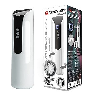 Masturbador Masculino Lanterna Rotativo Vai e Vem 19 Funções USB - 4008
