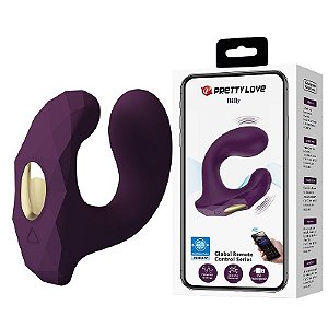 Vibrador Ponto G Ergonômico 12 Modos - Controle APP Longa Distância - 8551