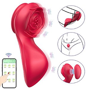 Vibrador Calcinha Paraty Silicone 7 Modos - Controle APP Longa Distância - 9080