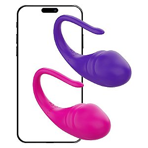 Vibrador Bullet Shiva Silicone 9 Modos - Controle APP Longa Distância - 9593