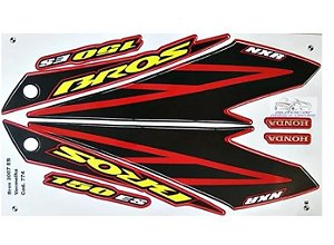 KIT DE FAIXAS NXR 150 VERM 2007 ES. k