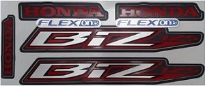 KIT DE FAIXAS BIZ 125 PRETA 2015 ES -j TM1464