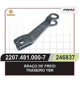 BRAÇO FREIO TRAS YBR 125 &.