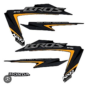 KIT DE FAIXAS NXR 150 PRETA 2012 KS k TM1389
