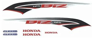 KIT DE FAIXAS BIZ 125 BRANCA 2015 EX ~k