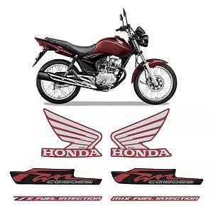 KIT DE FAIXAS FAN 150 VERM 2013 ESDI -k