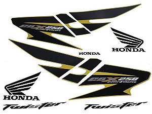 KIT DE FAIXAS CBX 250 AMARELO 2008 w