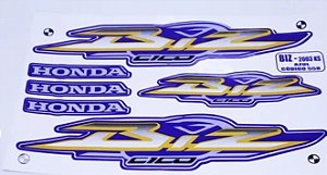 KIT DE FAIXAS C-100 BIZ AZUL 2003 KS- k