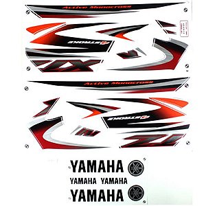 KIT DE FAIXAS XTZ 125 BRANCA 2005 K E E k