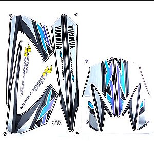 KIT DE FAIXAS XTZ 125 PRETO 2004 K E E k