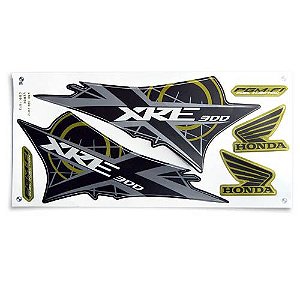 KIT DE FAIXAS XRE 300 VERDE 2012 k