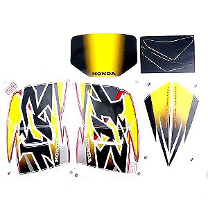 KIT DE FAIXAS XR 200 VERM 2001 k