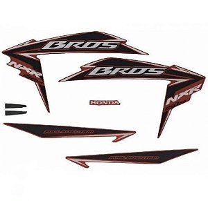 KIT DE FAIXAS NXR 150 VERM 2010 KS k