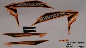 KIT DE FAIXAS NXR 150 LARANJA 2010 ESD k