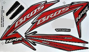 KIT DE FAIXAS NXR 150 PRETA 2010 MIX ESD k