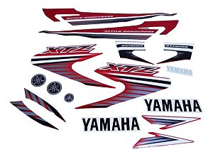 KIT DE FAIXAS XTZ 125 VERM 2007 k