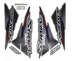 KIT DE FAIXAS CBX 200 PRETO 2002