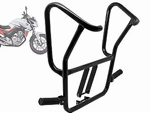 Protetor De Motor Carenagem Wheeling Grau Honda Nxr Bros 160