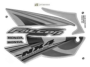 KIT DE FAIXAS FALCON PRATA 2008 w