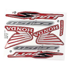 KIT DE FAIXAS TITAN 150 SPORT VERM 2007 - J