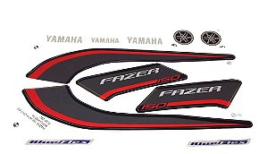 KIT DE FAIXAS FAZER 150 PRETA 14/15 ED J