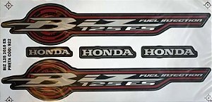 KIT DE FAIXAS BIZ 125 PRETA 2010 ES -k