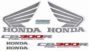 KIT DE FAIXAS CB 300 PRETA 2010 w
