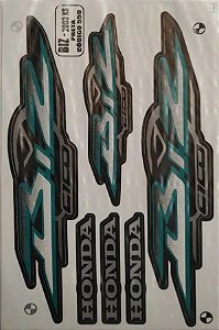 KIT DE FAIXAS C-100 BIZ PRETA 2003 KS -K