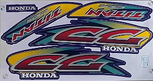 KIT DE FAIXAS TITAN 125 AZUL 99/2000(ROXO J