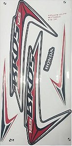 KIT DE FAIXAS NXR 125 PRETA 2014 k