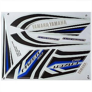 KIT DE FAIXAS FAZER 150 BRANCA 2014/15 SED w