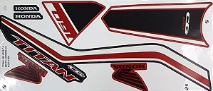 KIT DE FAIXAS TITAN 160 VERM 2019 EX k