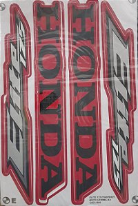 KIT DE FAIXAS ELITE 125 VERM 2019/20/21 w