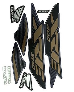 KIT DE FAIXAS XRE 300 CINZA 2022 w