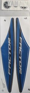 KIT DE FAIXAS FACTOR 125 PRETA 2015/2016 k