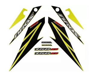 KIT DE FAIXAS NXR 150 AMARELO 2008 KS k