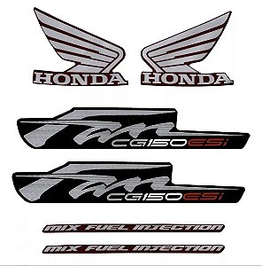KIT DE FAIXAS FAN 150 VERM 2012 ESI -J