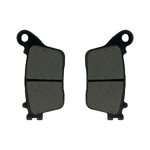 PASTILHA DE FREIO TRAS CBR 600 RR HORNET S/ABS 08/...-CB 600 HORNET 07/...-CBR 600 RR ABS 09/..SEMI-METALICA J.