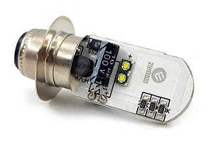 LAMPADA DO FAROL C-100 BIZ LED P15 (EMBUS) J