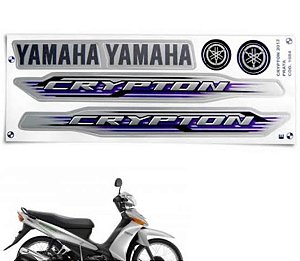KIT DE FAIXAS CRYPTON 115 PRATA 2012 &